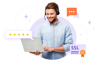 Dedicated customer support visual
