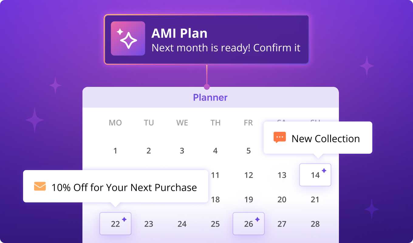 Monthly marketing plan
