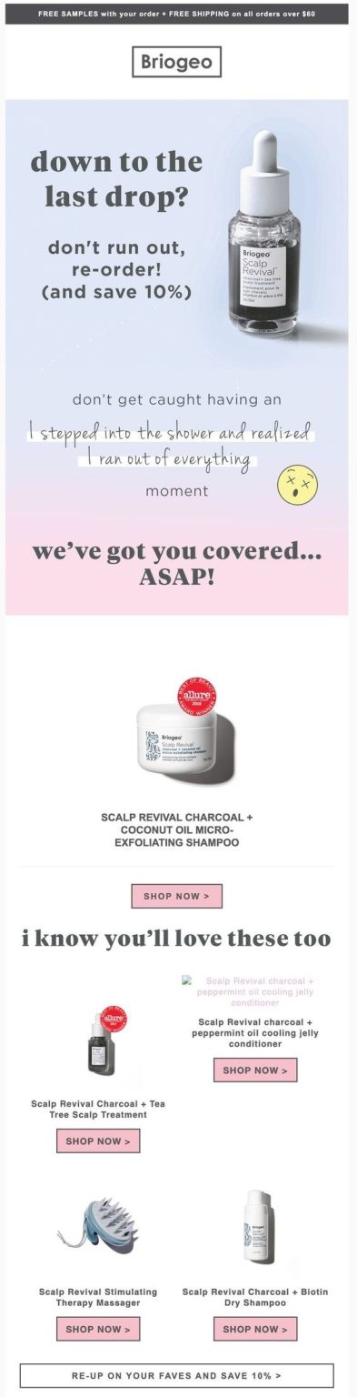 replenishment-email-examples-4 replenishment-email-examples-4