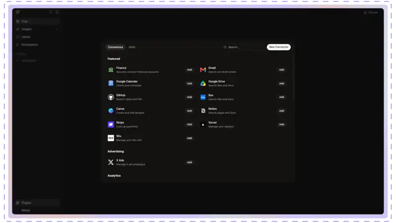 Grok plugins section