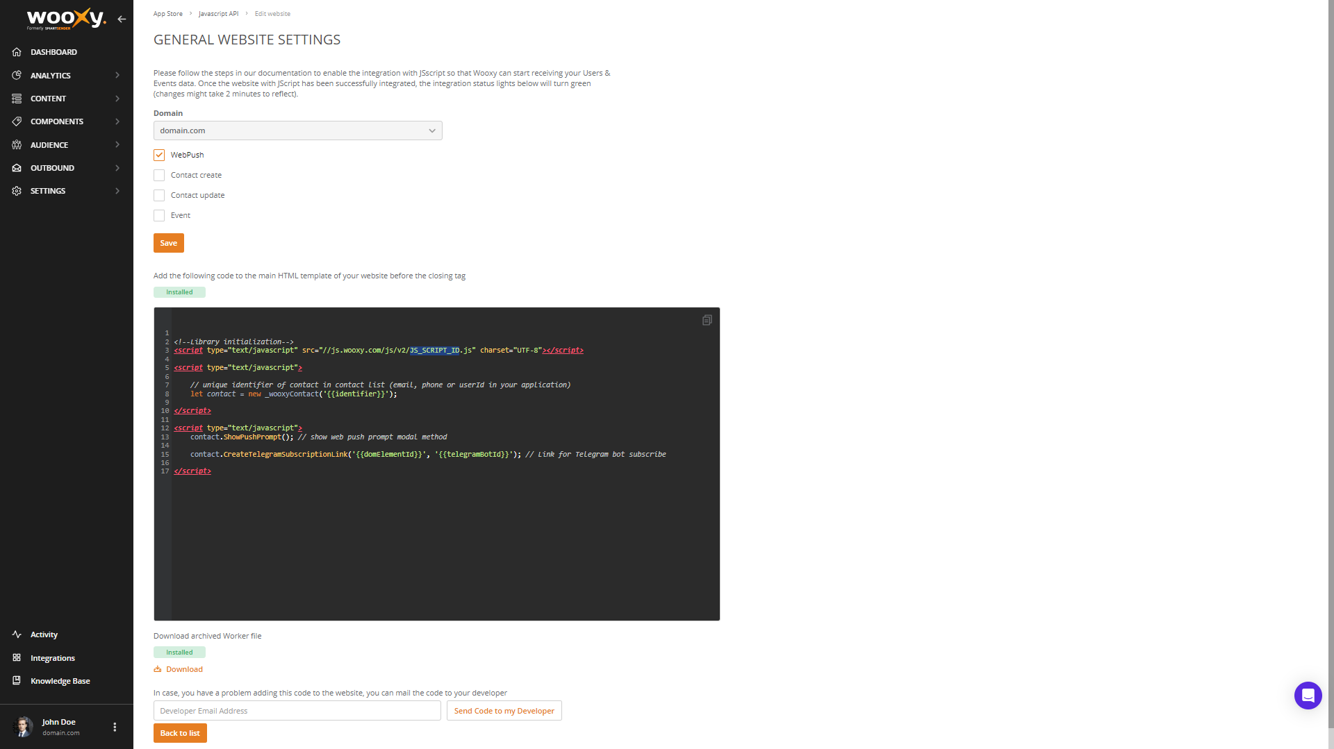 Default JS methods Default JS methods