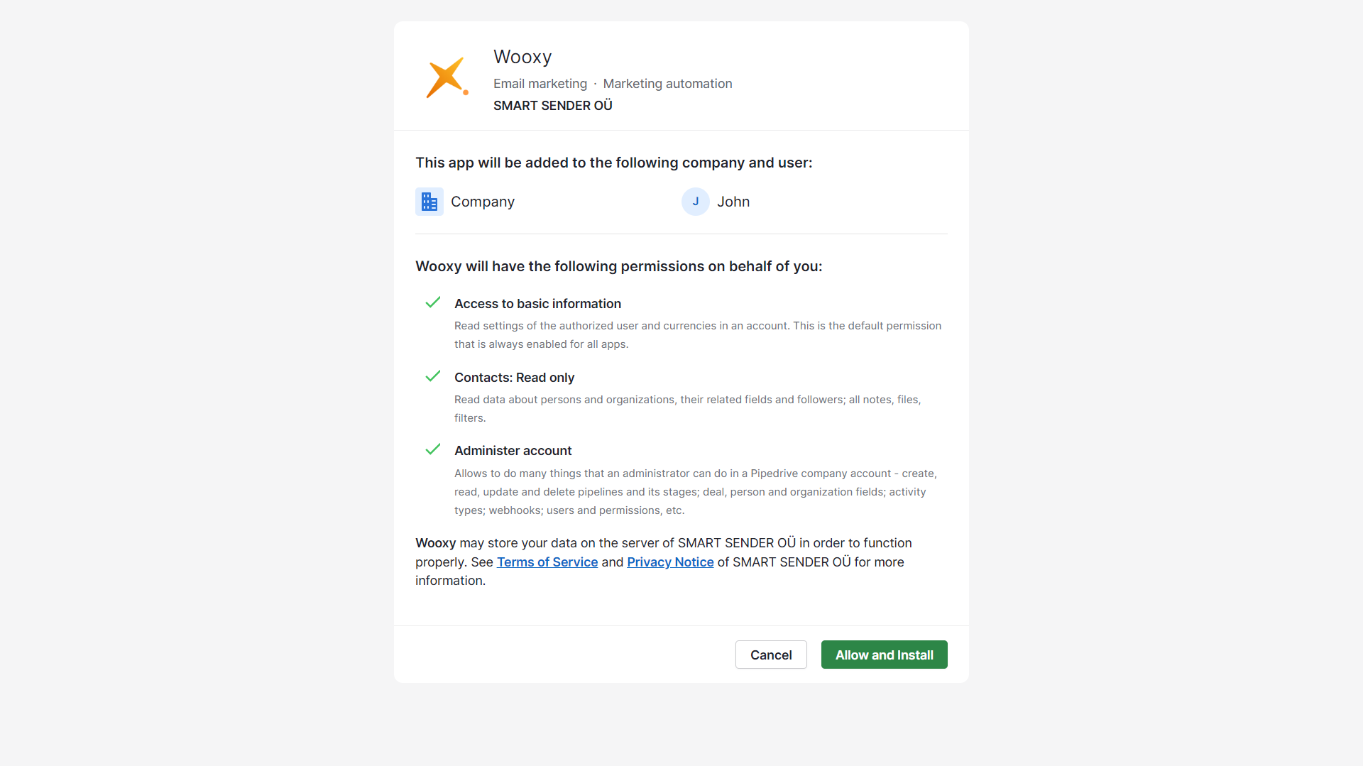 Give permission and install Give permission and install