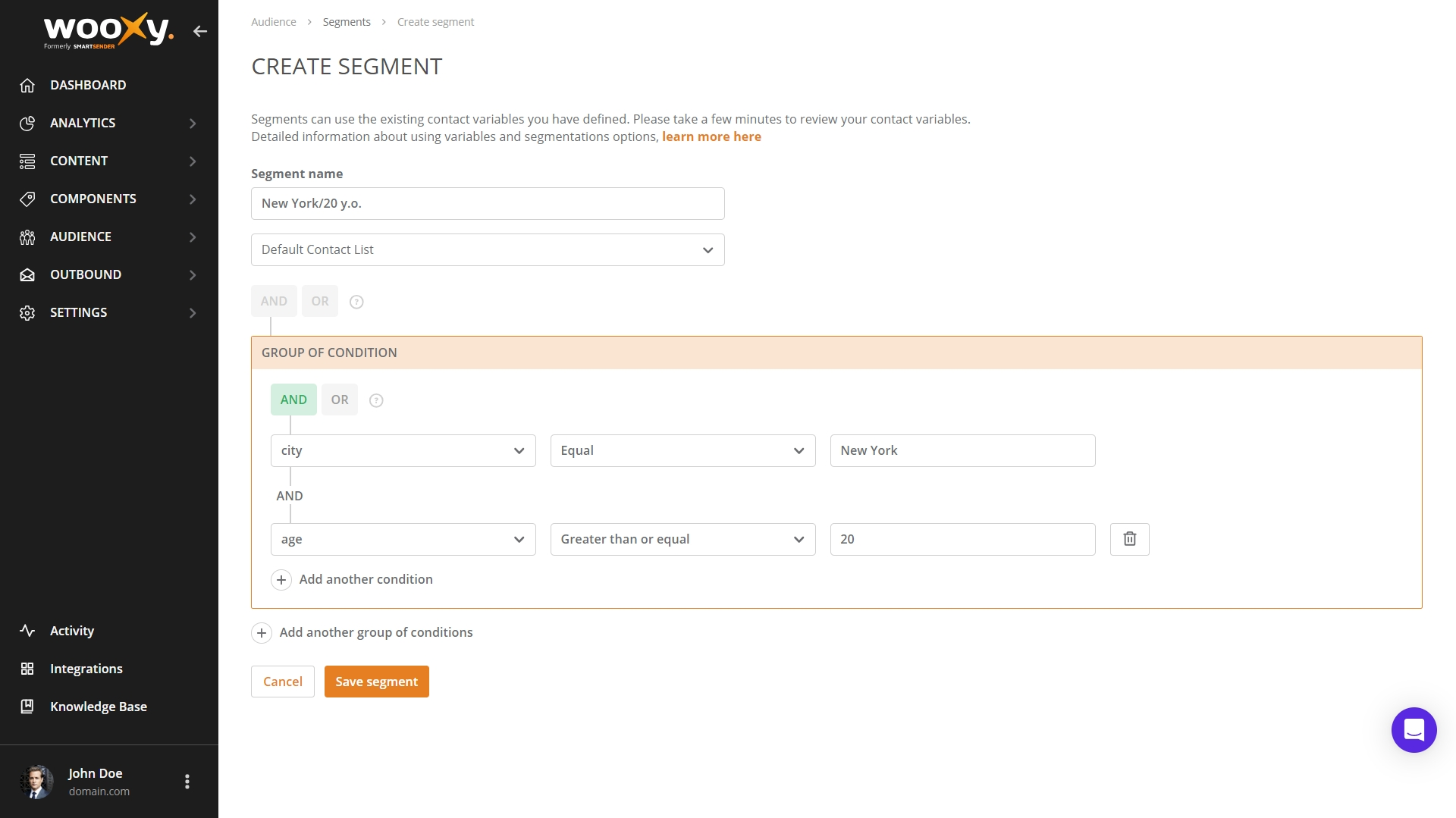 3rd segment sample 3rd segment sample