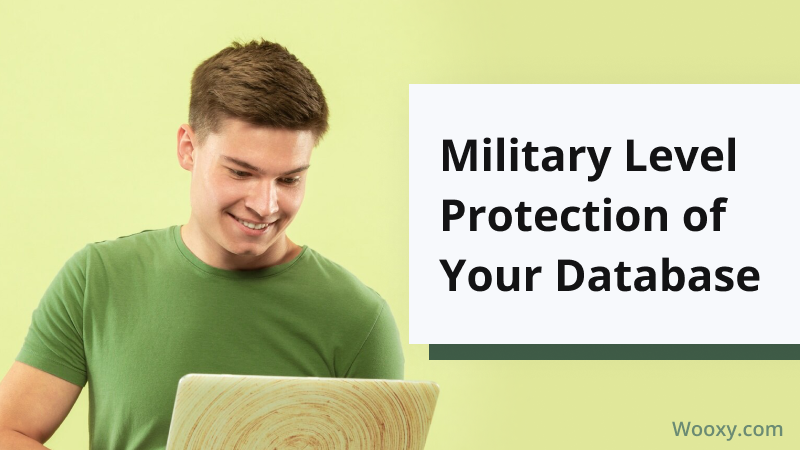Military Level Protection of Your Customer Contact Database Military Level Protection of Your Customer Contact Database