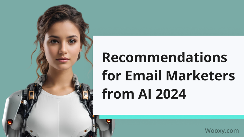 Recommendations from AI for Email Marketers for 2024 Recommendations from AI for Email Marketers for 2024