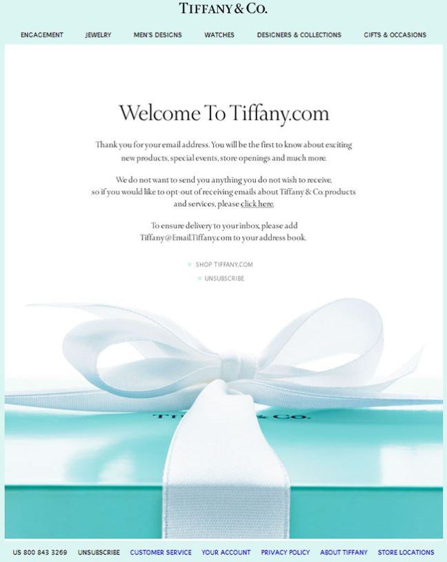 Email Marketing for Jewelry Business-Tiffany Email Marketing for Jewelry Business-Tiffany