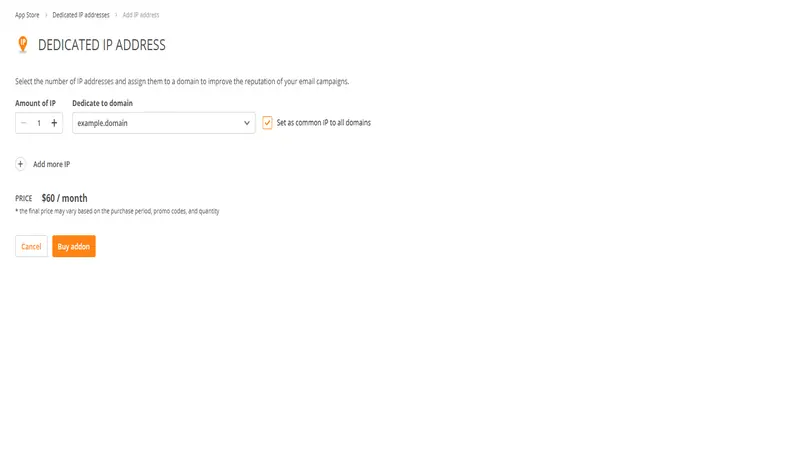 Order of a Dedicated IP Address Order of a Dedicated IP Address