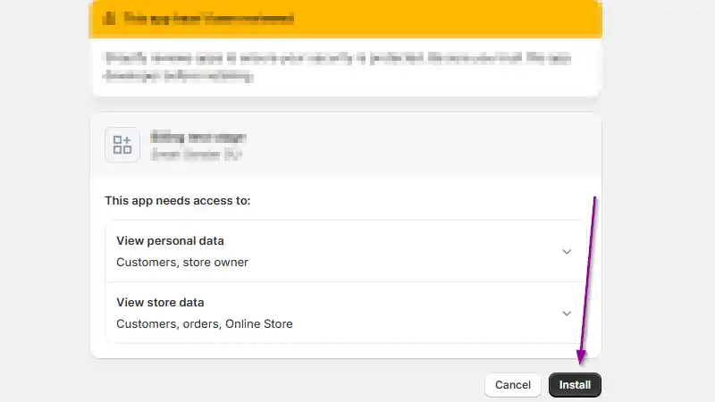 Permissions for integration with Shopify Permissions for integration with Shopify